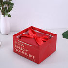 Personalized Cardboard small cosmetic box  printing logo  gift box with ribbon