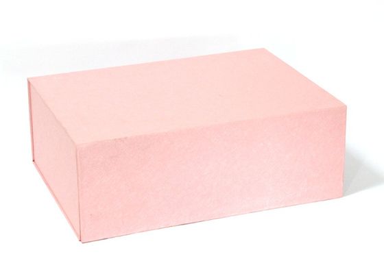 Pembe Dikdörtgen Katlanabilir Geri Dönüşümlü Kağıt Hediye Kutuları